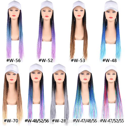 Julianna Hair Synthetics Ready To Ship Stock Custom Hat Wig Wholesale Braids Quality Baseball Cap Wigs